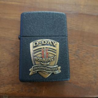 D - Day Normandy 50th Anniversary Wwii Zippo Lighter 1994 Collectible Of The Year