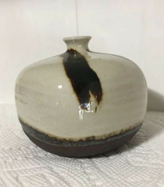 Takahashi Clay Pottery Bud Vase Weed Pot - Vintage - San Francisco