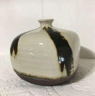 Takahashi Clay Pottery Bud Vase Weed Pot - Vintage - San Francisco 2