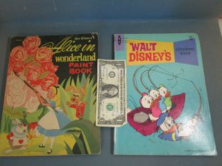 Vintage Walt Disney’s Alice In Wonderland 1951 Plus 1960s Donald Duck
