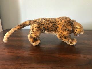 Vintage Marx Mechanical Leopard Tin Wind Up Toy In 1960 