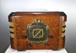 Antique Detrola Vintage Tube Radio Restored And