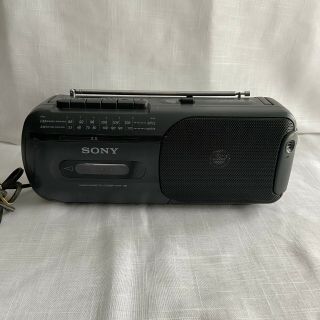 Vintage Sony Radio Cassette Player Record Am Fm 4 Band Retro Cfm - 155