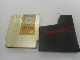 Vintage Nes The Legend Of Zelda Gold Nintendo Game