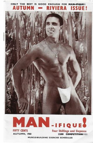 Man - Ifique Autumn 1960 12 Riviera Issue / Gay Interest,  Vintage,  Beefcake