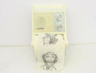 Vintage Stellersonic Radio Toilet Paper Roll Holder Bathroom Joke Decor M71