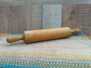 Vintage Rolling Pin One Piece Solid Wood Rolling Pin