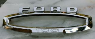 ✅original 1966 Ford 100 Truck (twin I Beam) Emblem C6tb - 16720 - A Vintage Oem