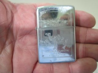 Vintage Zippo Lighter,  Double Sided Etched Camel Zippo Lighter Xi D