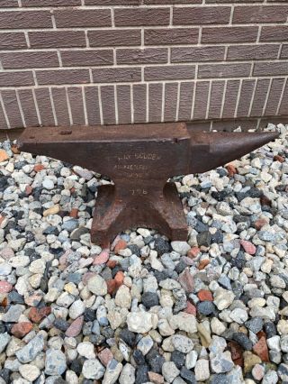 Antique Hay Budden Anvil 176lbs.  Brooklyn Ny Marked 178 / A2426
