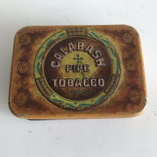 Calabash Pipe Tobacco Tin Factory 2 Maryland Vintage