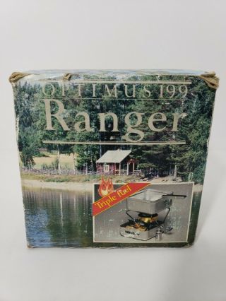 Vintage Optimus 199 Ranger Ultra - Light Camping Backpacking 3 Fuel Pack Stove