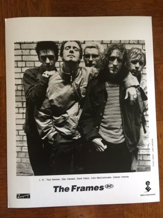 The Frames Vintage 8x10 Press Photo Members Of The Group 2 - Elektra
