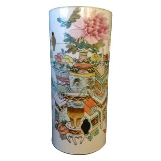 Antique Chinese Porcelain Hat Stand /vase
