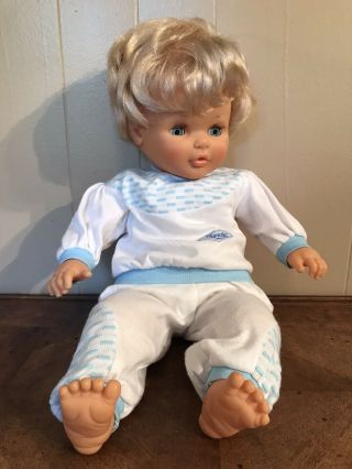 Vintage Famosa Doll Made In Spain Blonde Hair 22 " Long