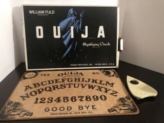Ouija Board W/box William Fuld Parker Brothers Mystifying Oracle Vintage 1960s