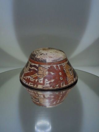 pre columbian ceramic Nazca blood bowl trophy head flying god deity wTL report 2