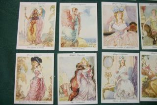 Cigarette Tobacco cards Players Famous Beauties Ladies 1937 Full Set 25 Cards 2