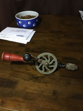 Vintage Millers Falls No.  2 Egg Beater Hand Drill Unrestored