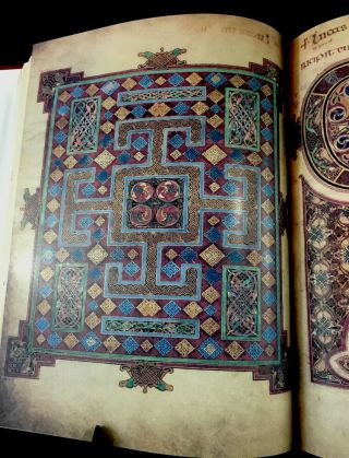 Lindisfarne Gospels 700 AD - Premium Facsimile 2