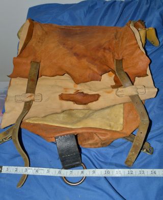 Vintage Soft Leather Horse Saddle Bag