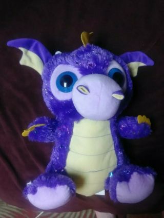 Peekaboo Dragon Large 15 " Cute Plush Plushie Stuffed Animal Vintage Toy
