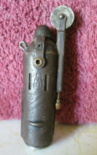 Antique Vintage Wwi Cigarette Lighter Made In U.  S.  A.