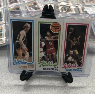 1980 - 1981 Topps Basketball Larry Bird/magic Johnson Rc Plus.