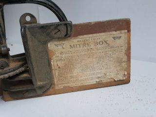 Antique Vintage Millers Falls Mitre Box No 200 Definitely