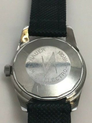 Mens Vintage Wittnauer Electro - Chron Stainless Steel Watch 3