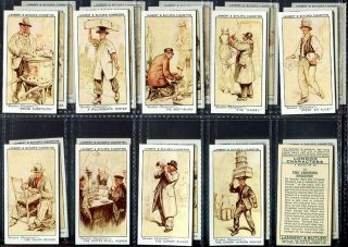 Tobacco Card Set,  Lambert & Butler,  London Characters,  1934