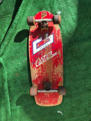 Vintage Chris Strople Model Caster Skateboard Rare
