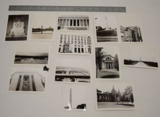 1941 Washington Dc Photos Snapshots Monuments Historical Buildings Fbi Vtg