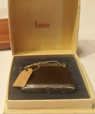 Vintage Ronson Adonis Cigarette Lighter with price tag 3