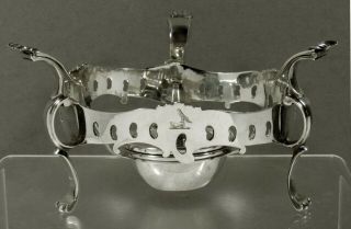 English Sterling Dish Cross  1762 Earliest Example