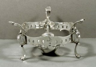 English Sterling Dish Cross  1762 EARLIEST EXAMPLE 2