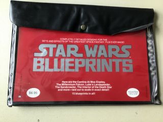 Vintage Star Wars Blueprint Set 1977 Ballentine Books 15 Blueprints