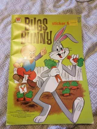 Vintage Bugs Bunny Sticker Fun A Whitman Book 1975 2186