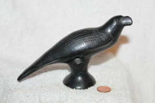 Vintage Folk Art Bird Ocarina Whistle / Flute Unique Musical Instrument Clay
