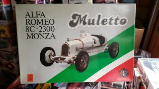 Pocher Italy Alfa Romeo 8c - 2300 Monza Muletto Un Built Unbuilt 1:8 Kit