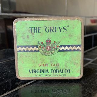 The Greys Silk Cut Tobacco Vintage Australian 1oz Tin
