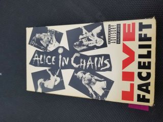 Vintage Alice In Chains Live Facelift Vhs Tape
