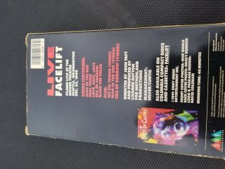 vintage alice in chains live facelift vhs tape 3