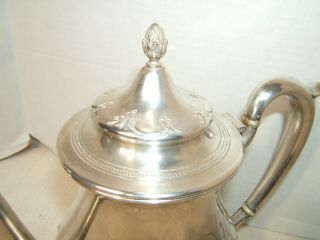 M FRED HIRSCH STERLING SILVER TEAPOT HAND CHASED 3