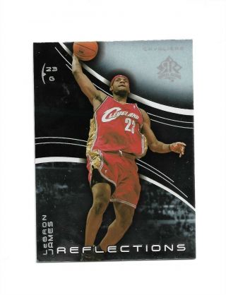 2003 - 04 Upper Deck Triple Dimensions Lebron James Reflections Rookie Card 10