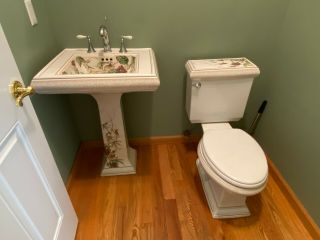 Kohler Artist Edition Pedestal Sink And Toilet