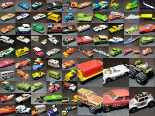 Matchbox Toys 1976 - 1988 Your Choice Of 81 Different Lesney Vintage Metal Cars