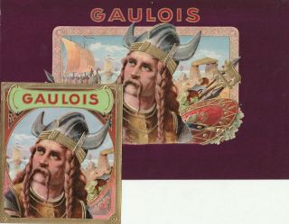 1 Cigar Label Set 1575 Gaulois,  Vitolas,  Bauchbinden,  Cigar Labels