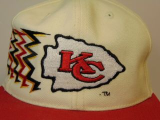Vintage 1990s KANSAS CITY CHIEFS SPORTS SPECIALTIES NFL Football Snapback Hat KC 3