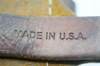 Zippo Leather Case Lighter Holder USA Made Pouch Handmade Belt Loop Lock Vintage 2